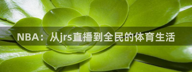 51视频在线直播nba：NBA：从jrs直播到全民的体育生活